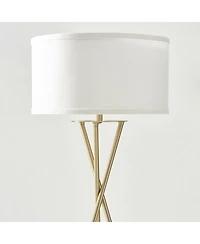 Jaxon 60" Led Contempoary Tripod Floor Lamp with Drum Shade