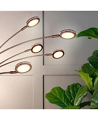 Orion 74" Led Tree Arc Floor Lamp with 5 Adjustable Arms
