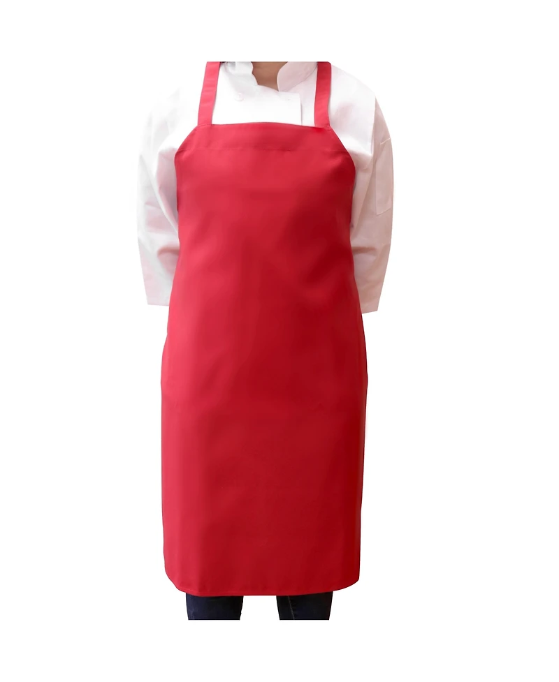 Arkwright Home Arkwright Mariposa Bib Aprons (12 Pack), 33x30, Spun Polyester, Color Options, Adjustable Ties