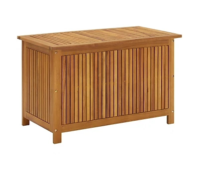 Patio Storage Box 35.4"x19.7"x22.8" Solid Wood Acacia
