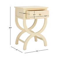 Maxine Accent Table With Storage Drawer