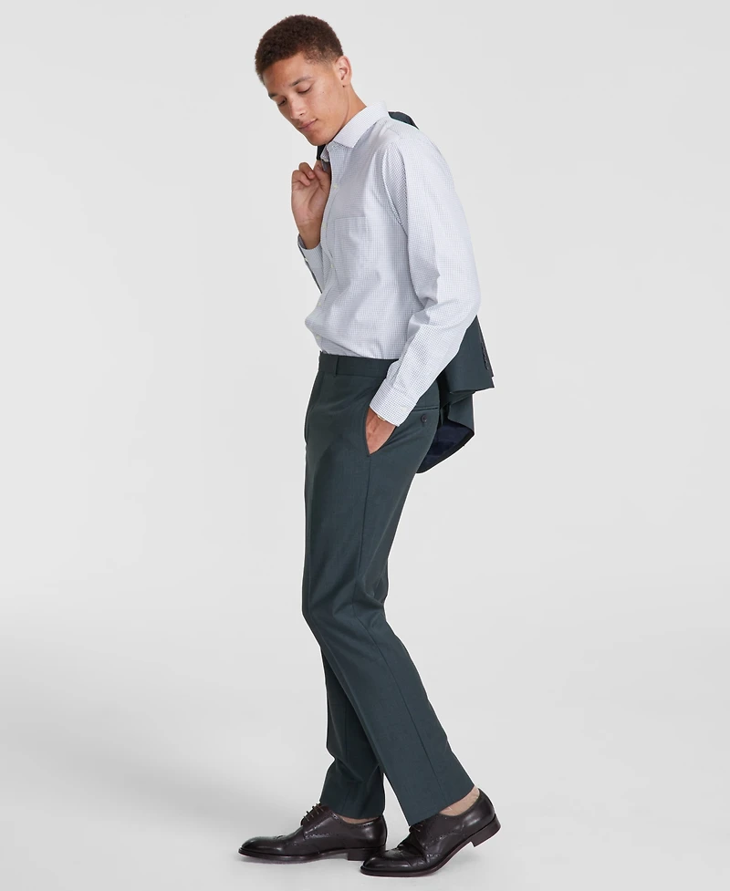 B by Brooks Brothers Men's Classic-Fit Wool Blend Suit Separates Pant