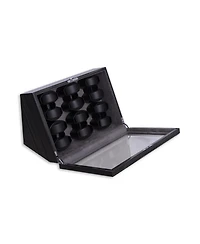 Bey-Berk Polished Ash Wood Twelve Watch Winder