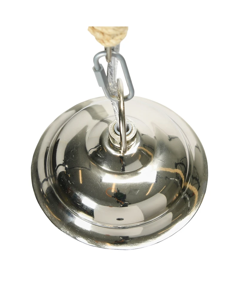 Storied Home Distressed Mango Wood Ceiling Light Cream and Natural