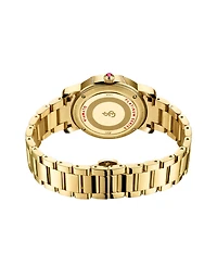 Jbw Women's Olympia Platinum Series Diamond (2 1/2 ct. t.w.) 18K Gold-Plated Stainless Steel Watch, 38Mm