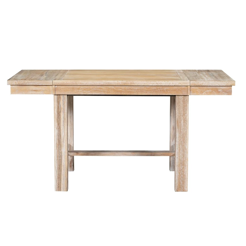 Streamdale Furniture 6-Piece Wood Dining Table Set Kitchen Table Set With Upholstered Bench And 4 Dining Chairs