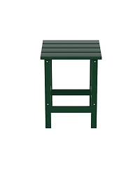 3 Piece set Outdoor Patio Poly Adirondack rocking chairs with side table