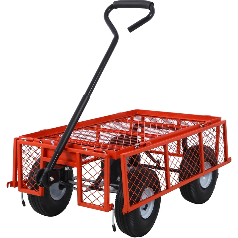 Streamdale Heavy-Duty Steel Garden Cart, 3 Cu Ft