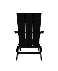 Modern Outdoor Folding Adirondack Chair (Set of 2)