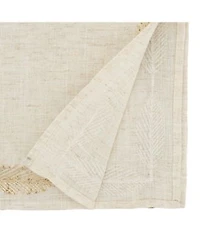 Saro Lifestyle Intricate Leaf Pattern