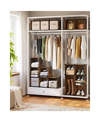 Slickblue 16 Cube Closet Organizers And Storage, Clothes Storage Organizer For Wardrobe