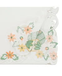 Saro Lifestyle Embroidered Easter Eggcellent Table Runner