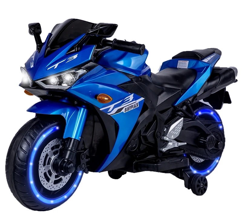 Streamdale 12V Kids Motorcycle Ride On Toy With Training Wheels