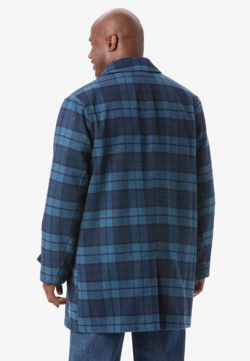 KingSize Big & Tall Wool Dress Coat