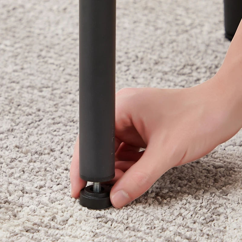 Simplie Fun Upholstered Round Barstool Set with Backrest, Rustic Brown, 23.62" W X 23.62" D X 35.43"