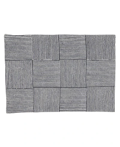 Saro Lifestyle Artisan Block Print Placemat Set of 4, 14"x20"
