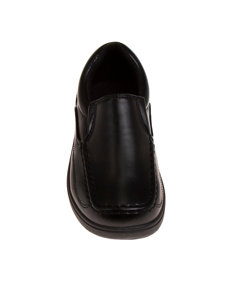 French Toast Little Boys Artificial Leather Construction School Shoes