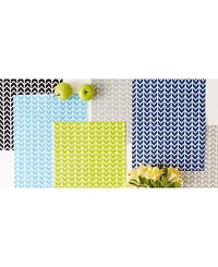 Design Imports Fridge Liner Collection Non-Adhesive, Cut to Fit, 12x24", Stone Herringbone, 6 Piece