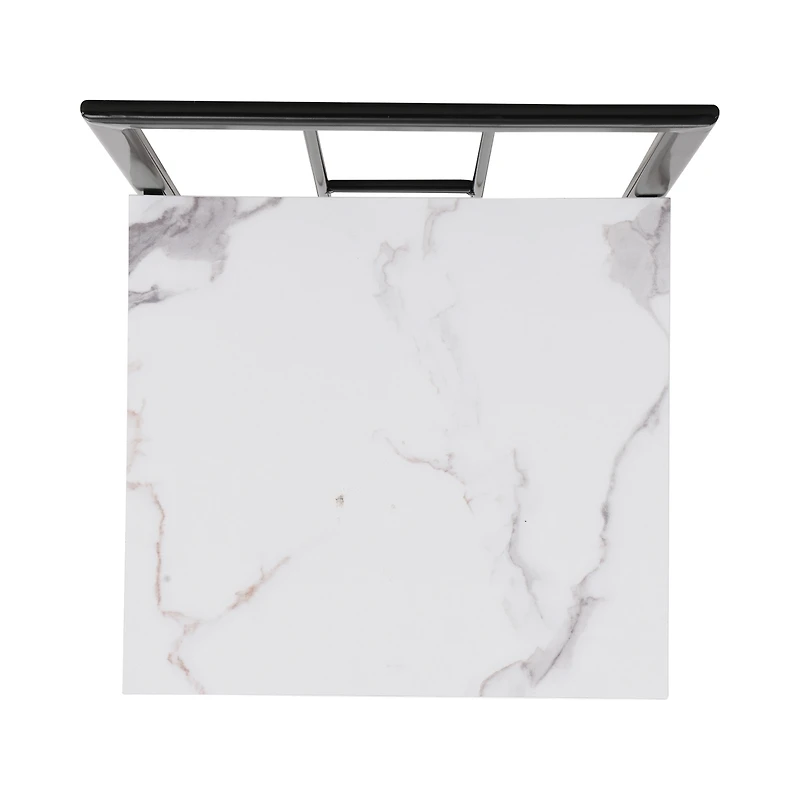 Streamdale 7-Piece Compact Marble Dining Set