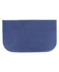 Sloppy Chef D-Shape Kitchen Throw Rugs (18x30 in.), Non-Skid Backing, Color Options