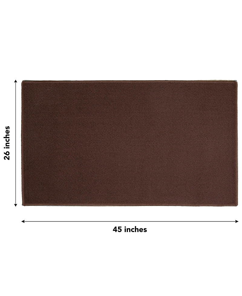 Sloppy Chef Kitchen Area Rug (26x45 in.), Non-Skid Backing