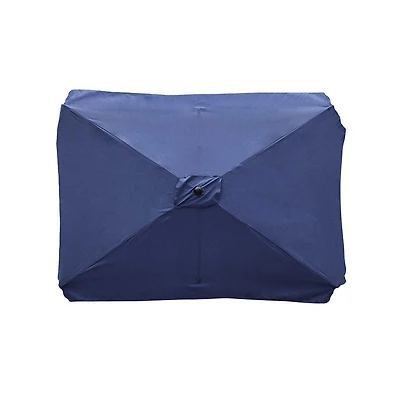 Yescom 9 Ft Patio Umbrella Replacement Canopy for 6 Rib Market Umbrella Table Outdoor Backyard Pool Sea Restaurant Navy