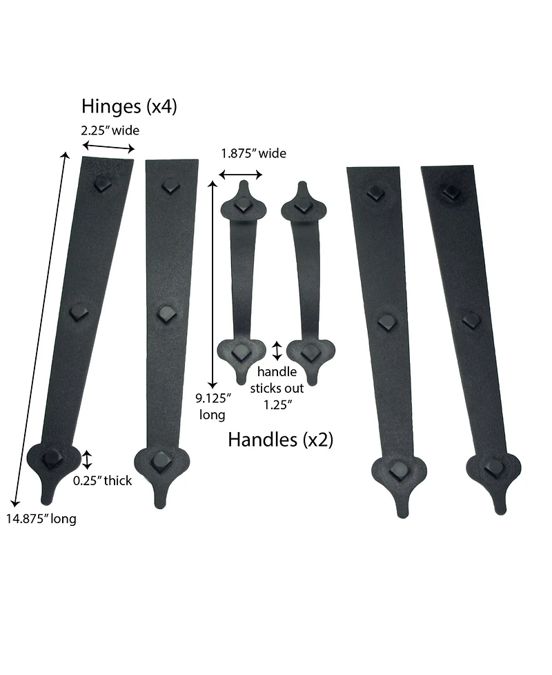 Household Essentials Garage Handle and Hinge Magnets, Set of 6