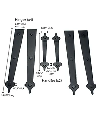 Household Essentials Garage Handle and Hinge Magnets, Set of 6