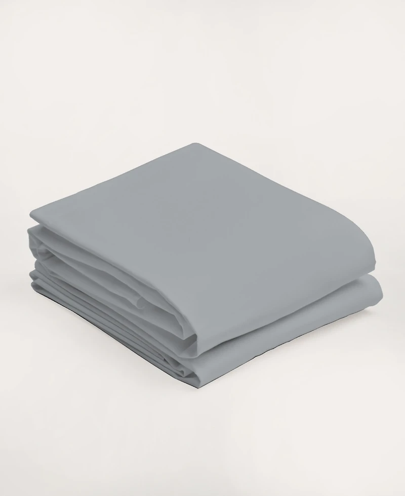 Color Sense 300 Thread Count 100% Cotton Sateen Pillowcase Set, King