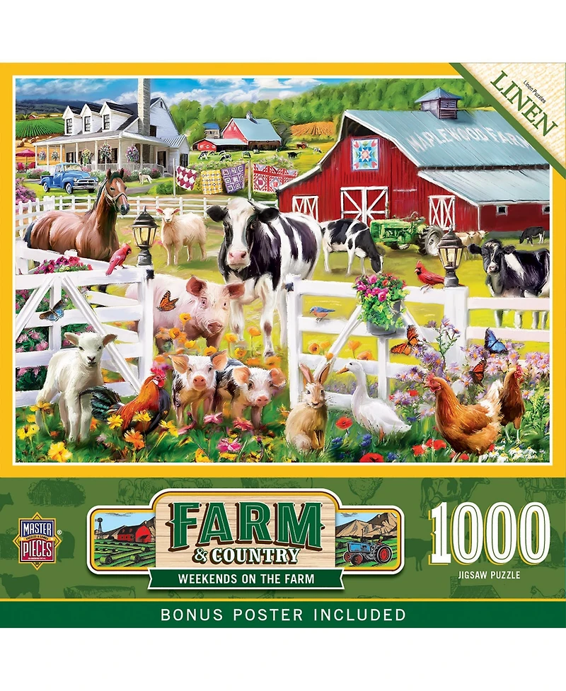 Masterpieces Farm & Country - Weekends On the Farm 1000 Piece Puzzle
