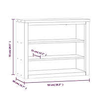 vidaXL Kitchen Wall Cabinet with Shelves Stainless Steel