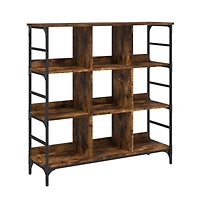 Sideboard Smoked Oak 40.2"x12.6"x40.7" Engineered Wood