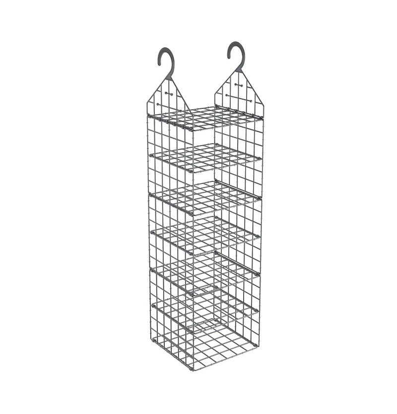 vidaXL Hanging Closet Organizer with 7 Shelves
