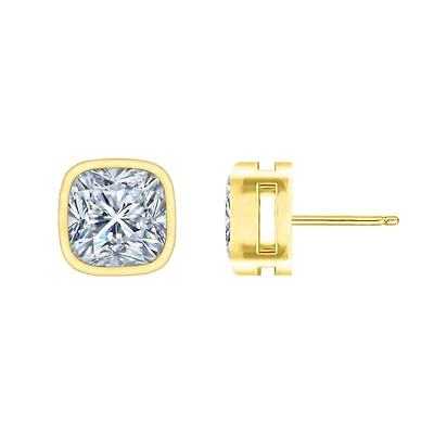 Interesting Designs Baguette Stud Earrings