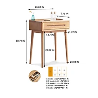 Dresser Bistro Table dresser 100% solid table desk top table dresser compact dresser accessories storage width 60cm storage drawer natural wood natura