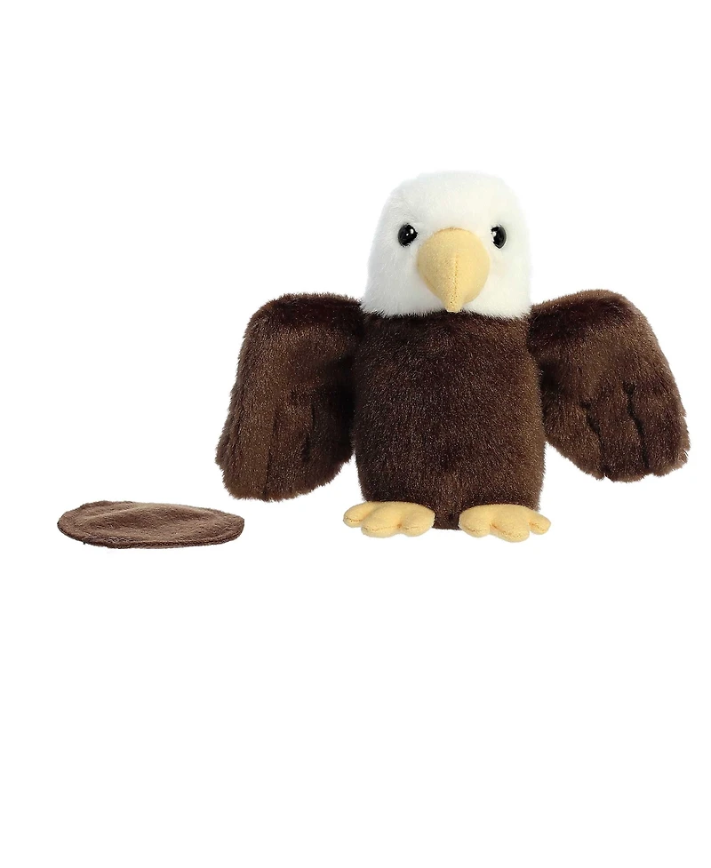Aurora Mini Orion Eagle Shoulderkins Adorable Plush Toy