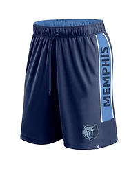 Fanatics Men's Navy Memphis Grizzlies Game Winner Defender Shorts