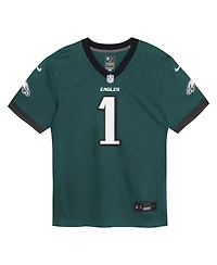 Nike Preschool Jalen Hurts Midnight Green Philadelphia Eagles Game Jersey