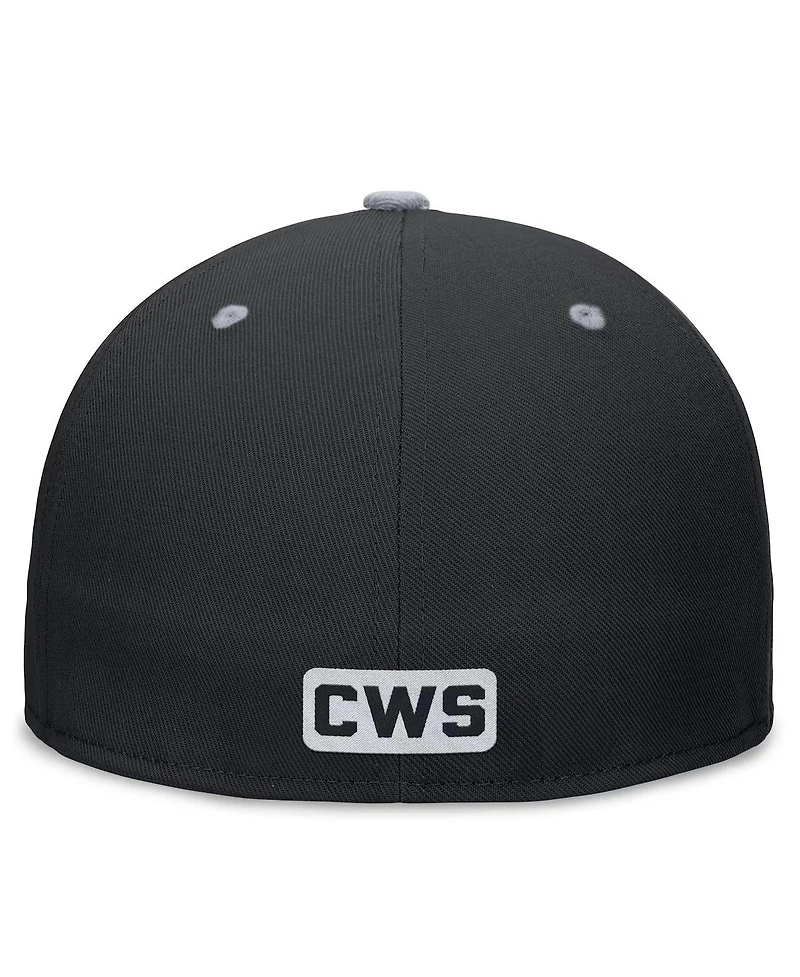 Nike Men's Black/Gray Chicago White Sox City Connect True Fitted Hat