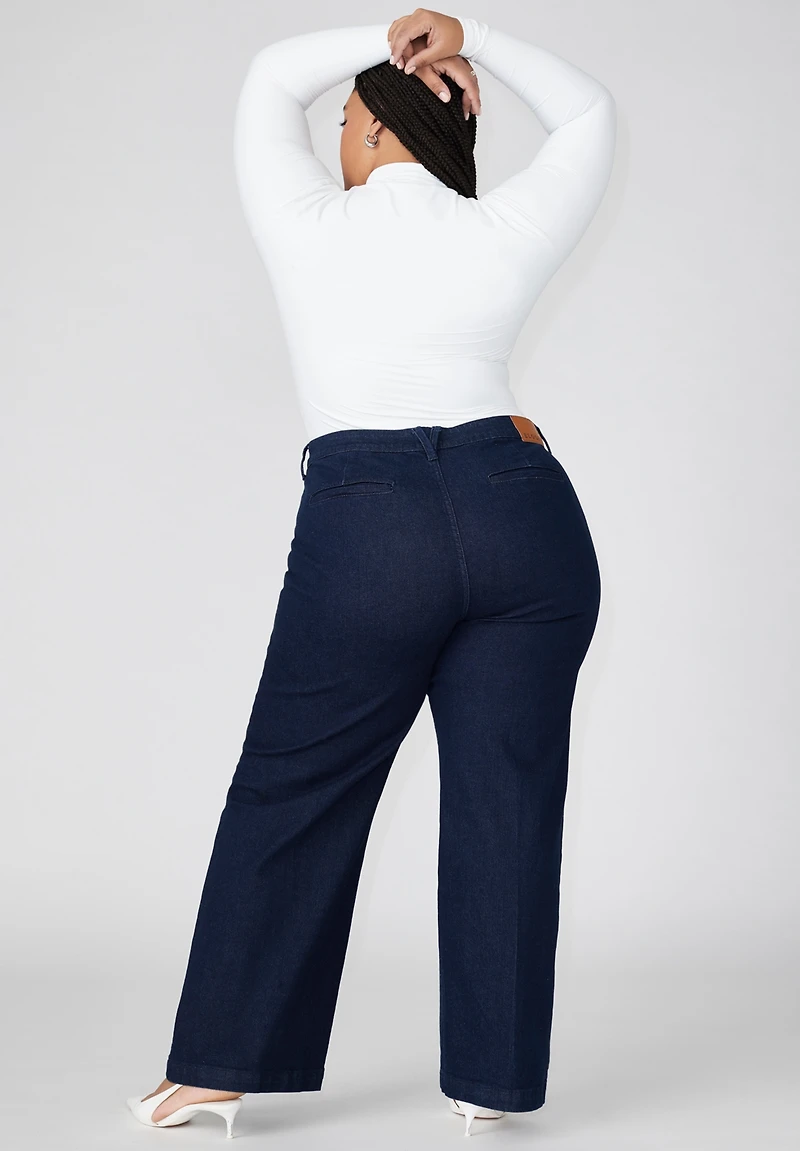 Eloquii Women's The Trouser Jean