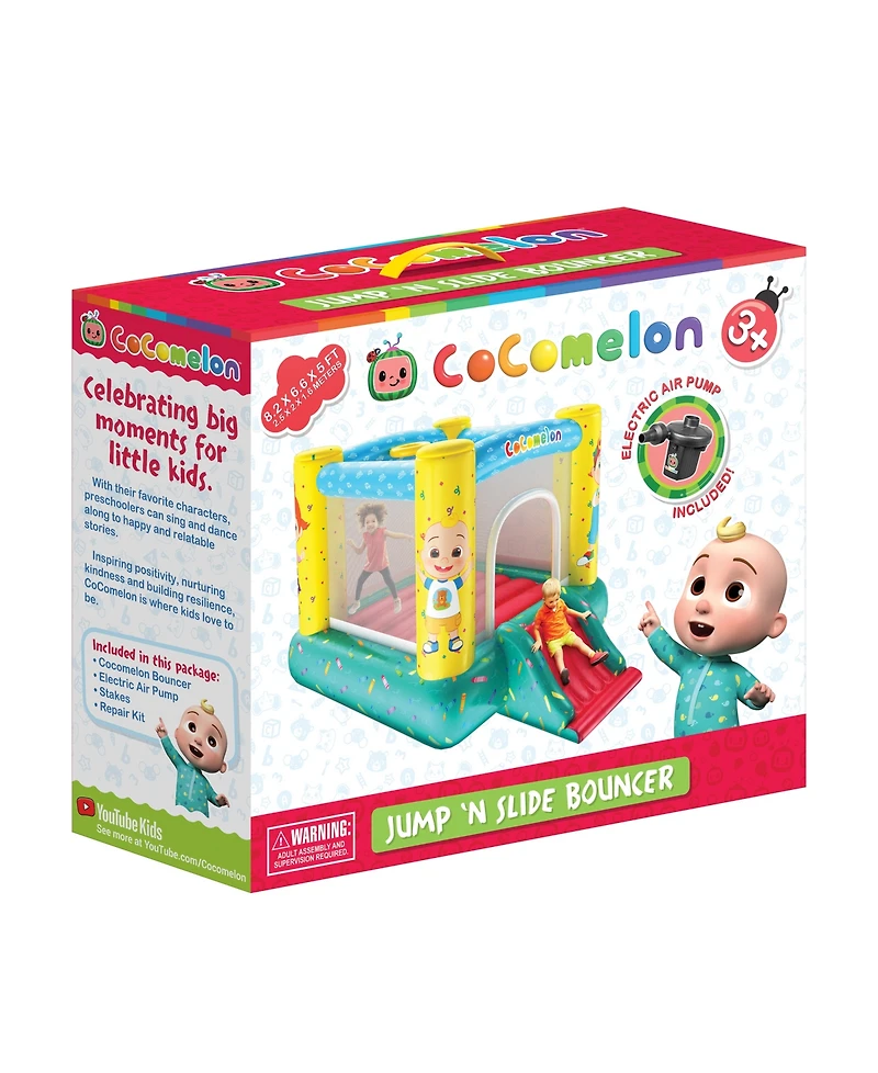 World Tech Toys Moonbug Cocomelon Inflatable Bouncer with Slider