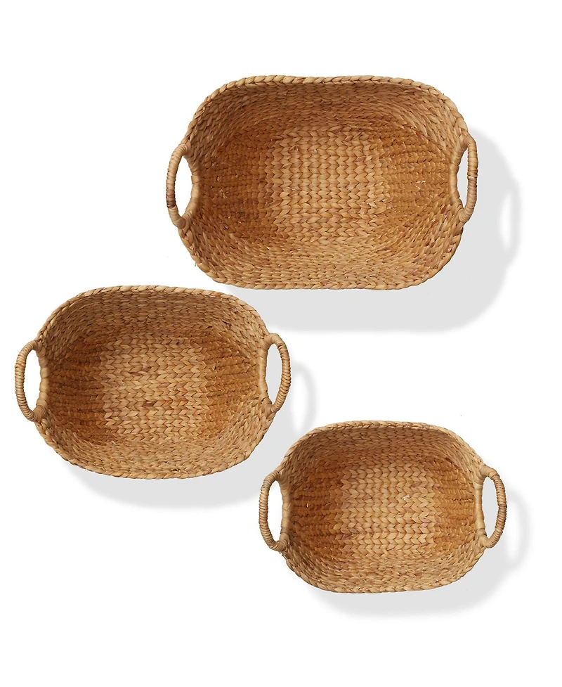 Casafield Set of 3 Boat Baskets with Handles