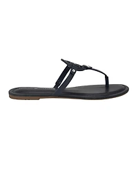Tommy Hilfiger Women's Litzy Logo T-Strap Flat Sandals