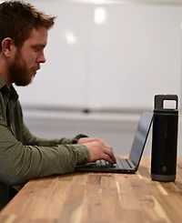 Grosche Alpine Flip 'N Sip Insulated, Leakproof Water Bottle with Straw