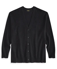 Charter Club Plus 100% Cashmere Button-Front Cardigan, Macy's Exclusive