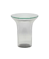 Tov Furniture 1 Pc. Glass Flared Side Table