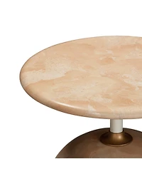 Tov Furniture 1 Pc. Marble Print Side Table