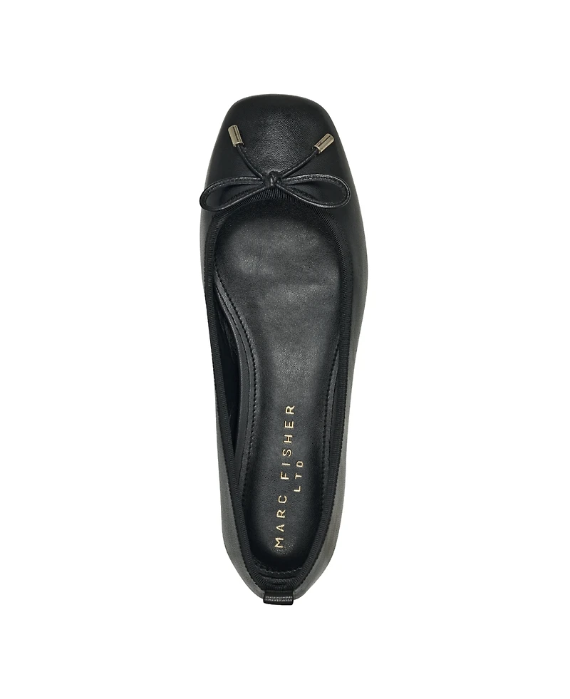 Marc Fisher Ltd Women's Ubet Slip-On Square Toe Dress Flats