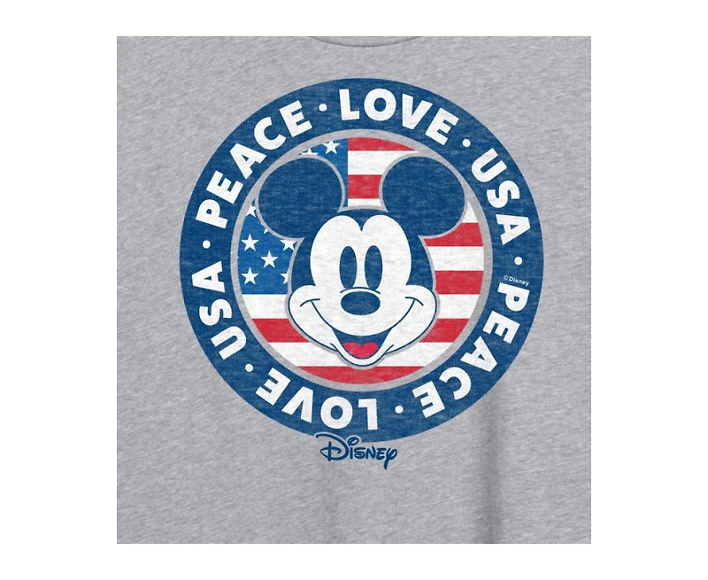 Hybrid Apparel Trendy Juniors Mickey Mouse Graphic Oversized Tee