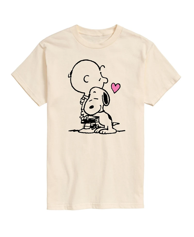 Hybrid Apparel Trendy Juniors Peanuts Hug Graphic Tee